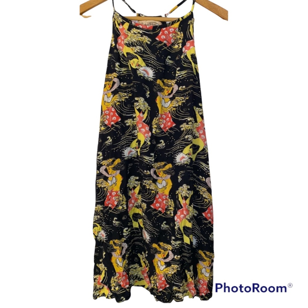 Western Aloha Golden Sea Hawaiian Dress